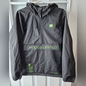 Janoss Limited Black and Green Rain Jacket